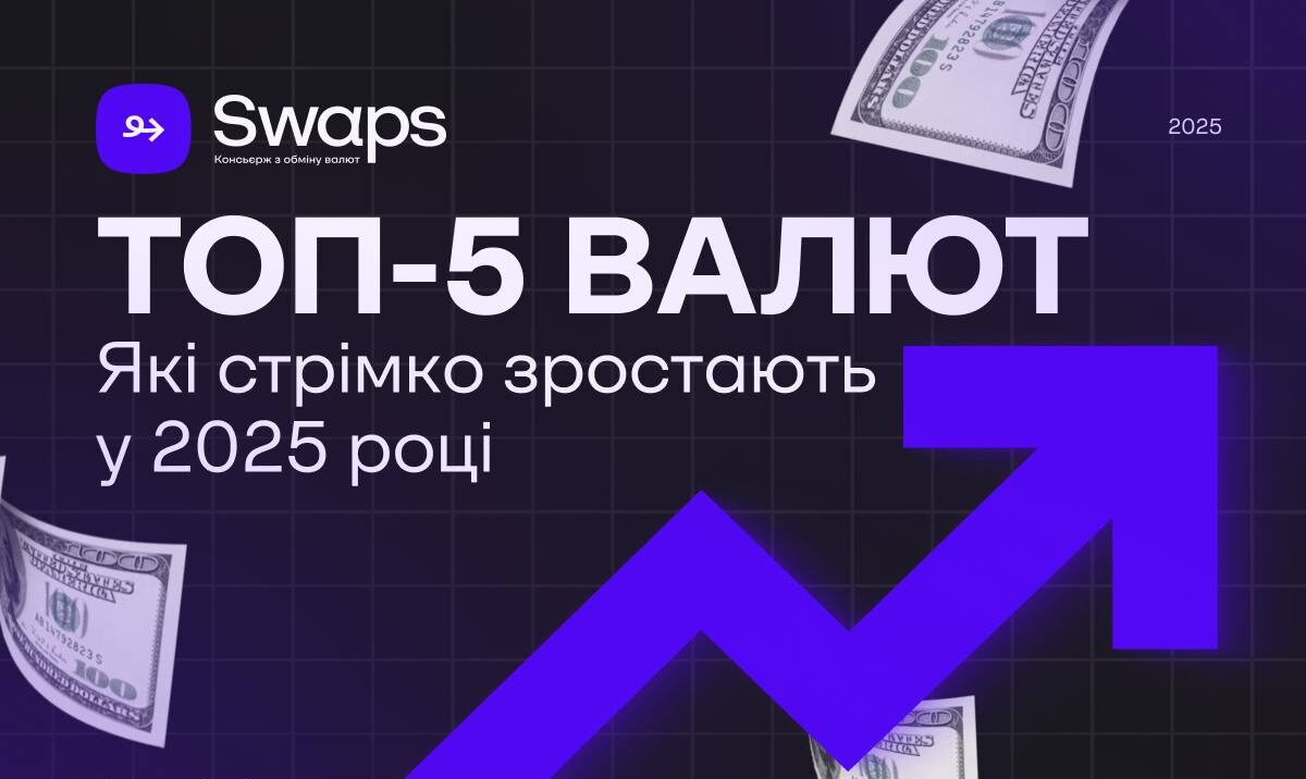 ТОП-5 валют, які стрімко зростають у 2025 році