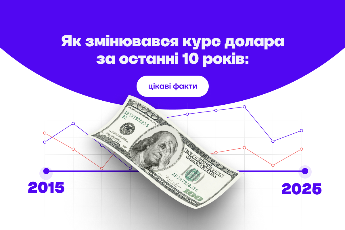 Як змінювався курс долара за останні 10 років: цікаві факти