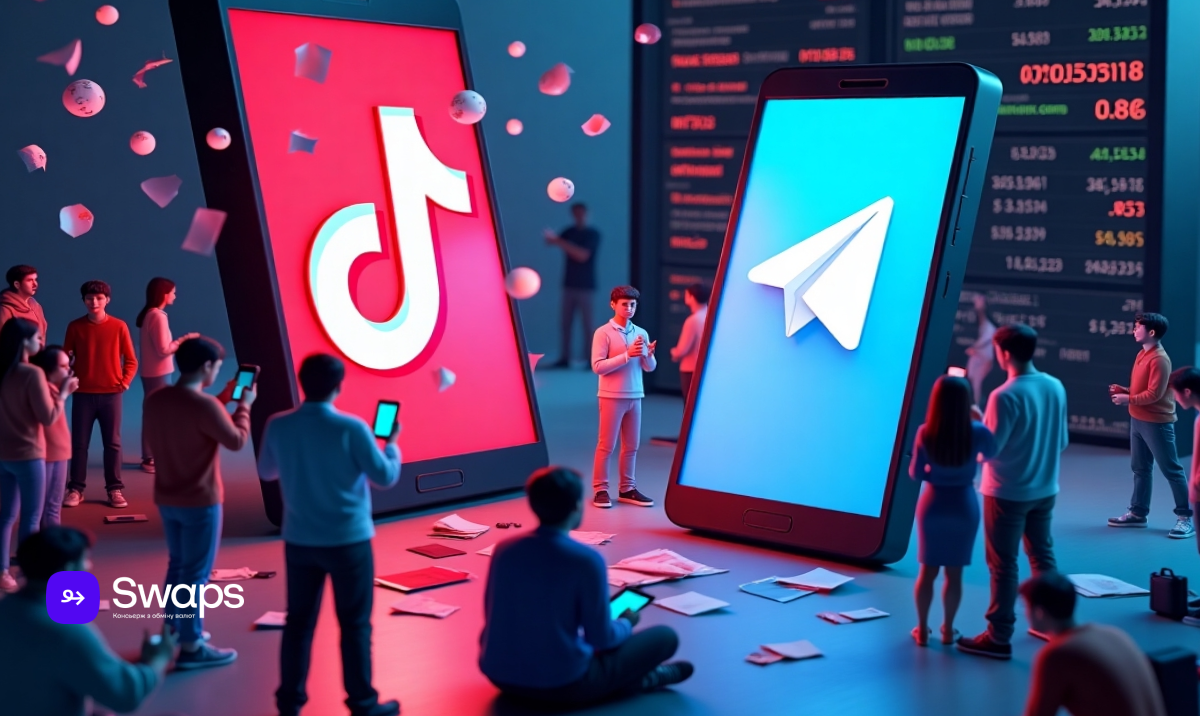Валютна паніка у соцмережах: як TikTok і Telegram впливають на курс