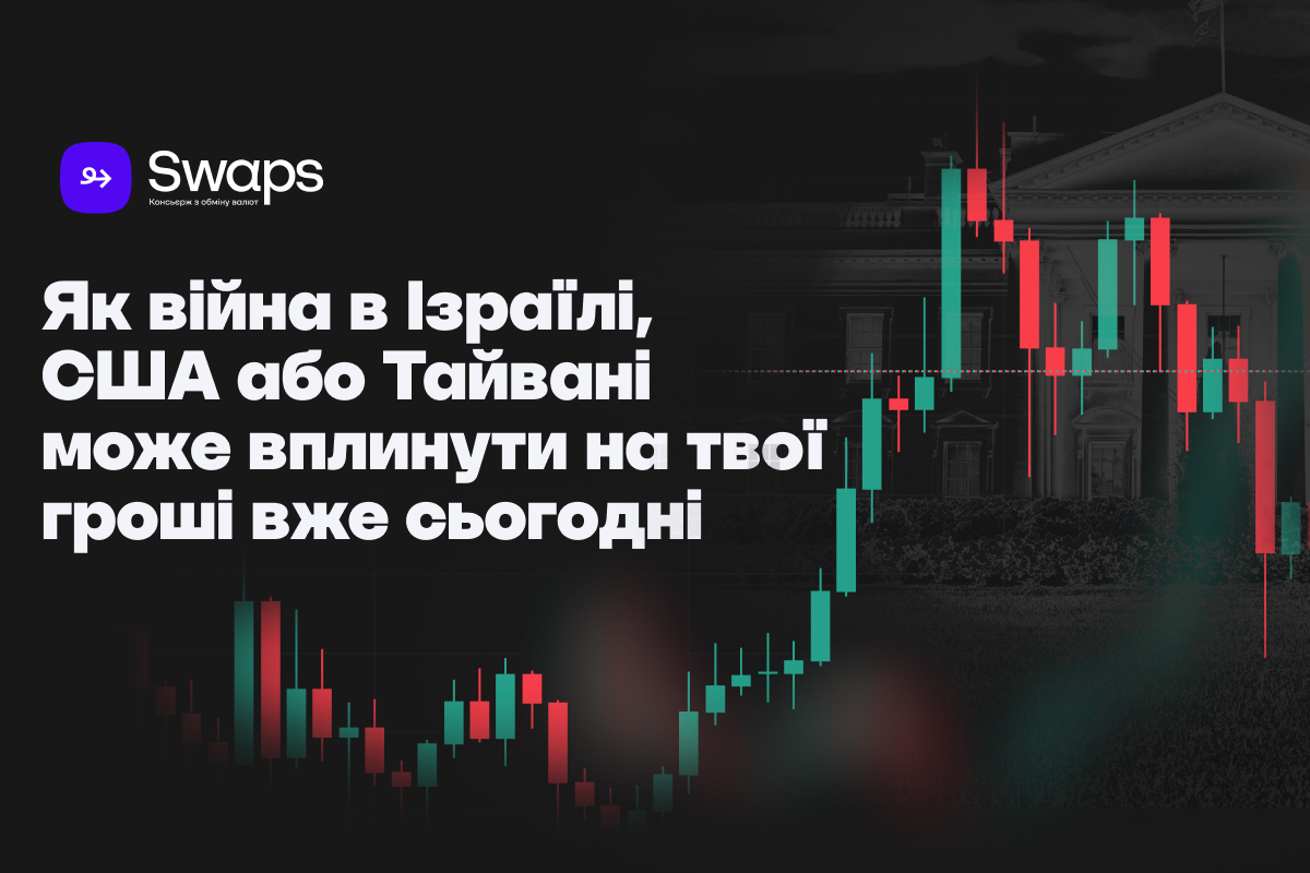 Як війна в Ізраїлі, США або Тайвані може вплинути на твої гроші вже сьогодні