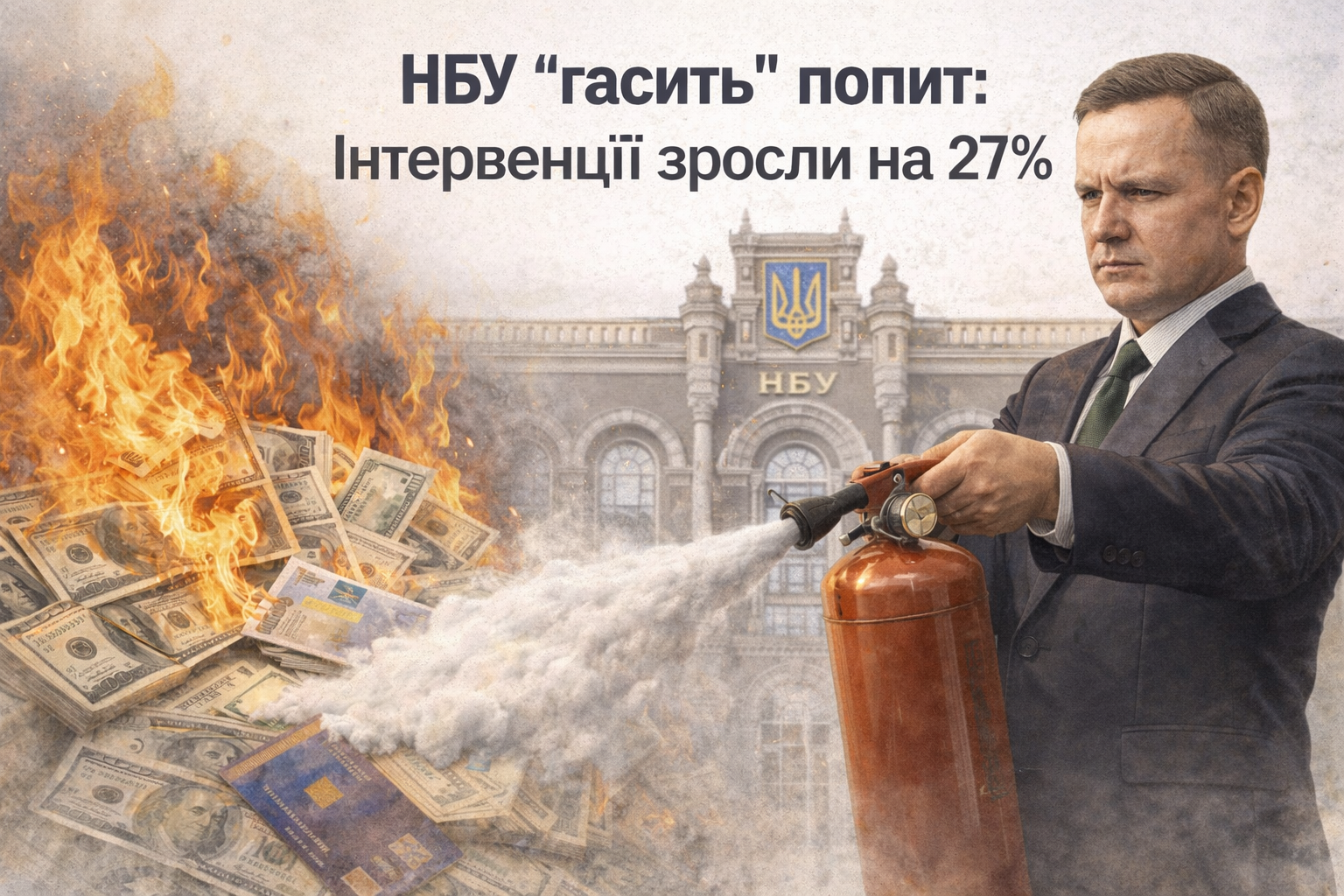 НБУ “гасить” попит: Інтервенції зросли на 27%. Чого чекати від курсу на цьому тижні?