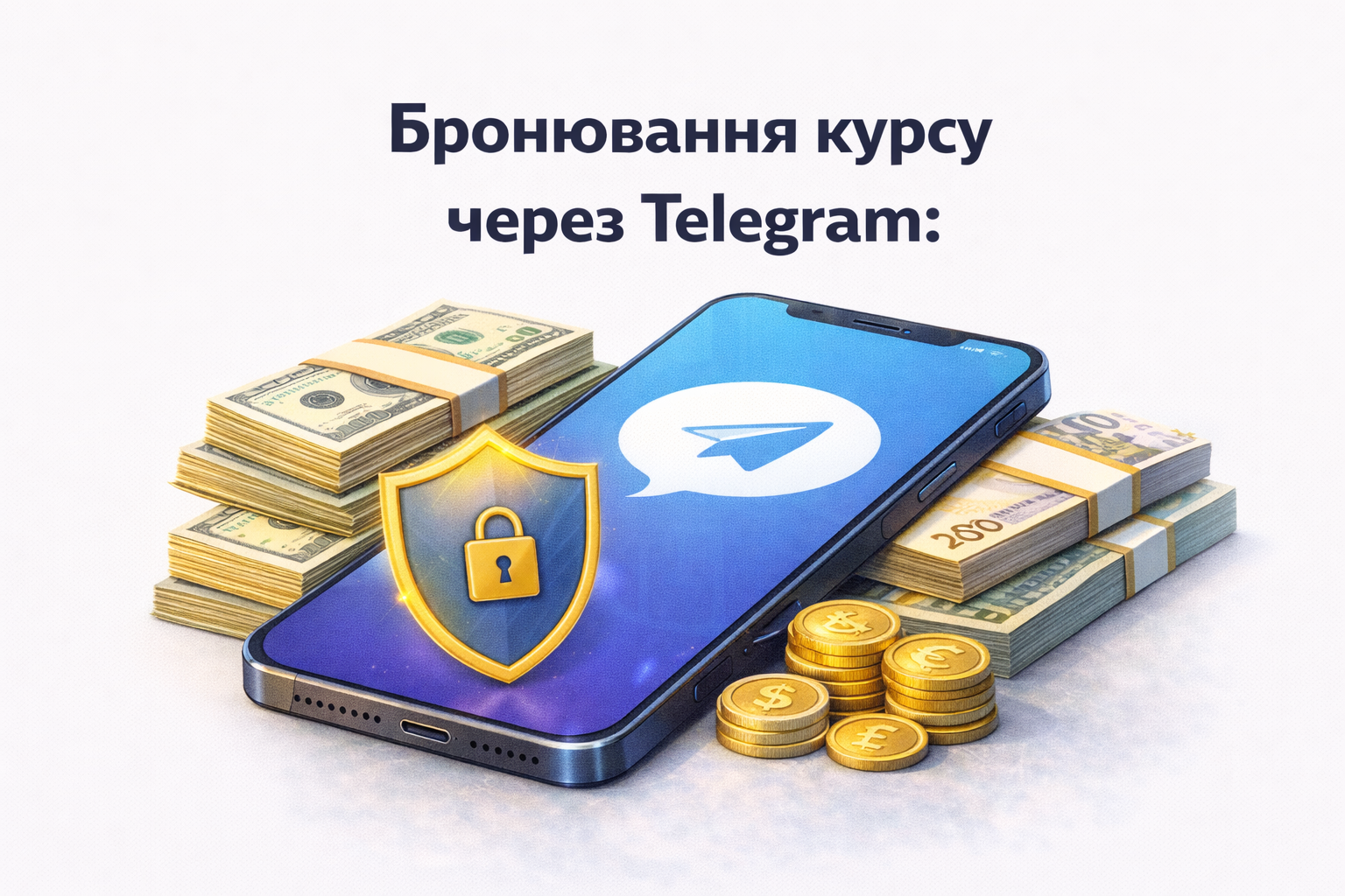 Бронювання курсу через Telegram: як зафіксувати долар і не втратити гроші поки їдеш у заторі