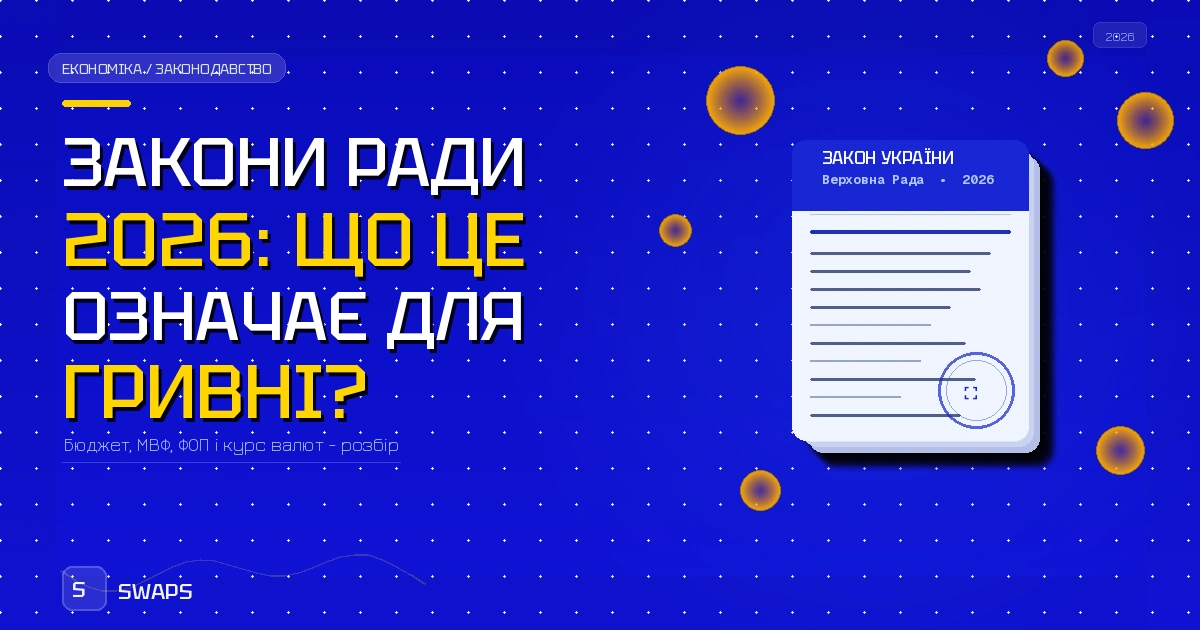 Закони Верховної Ради 2026: що ухвалили, що провалили і що це означає для курсу гривні