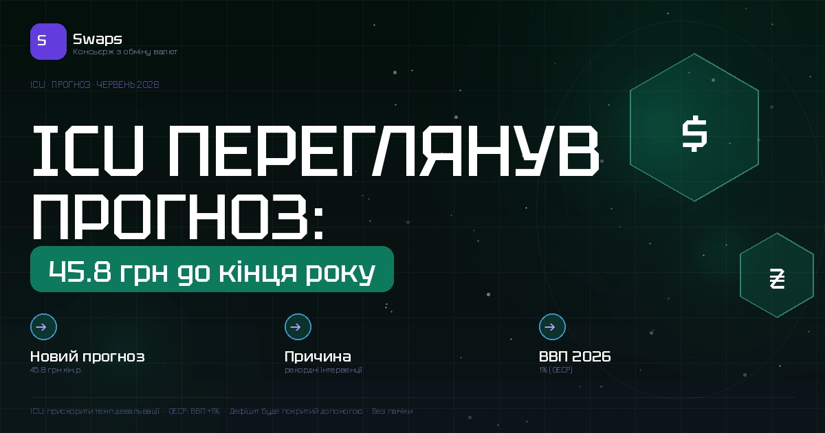 ICU переглянув прогноз до 45.8 грн: що значить “прискорити темп девальвації” на практиці