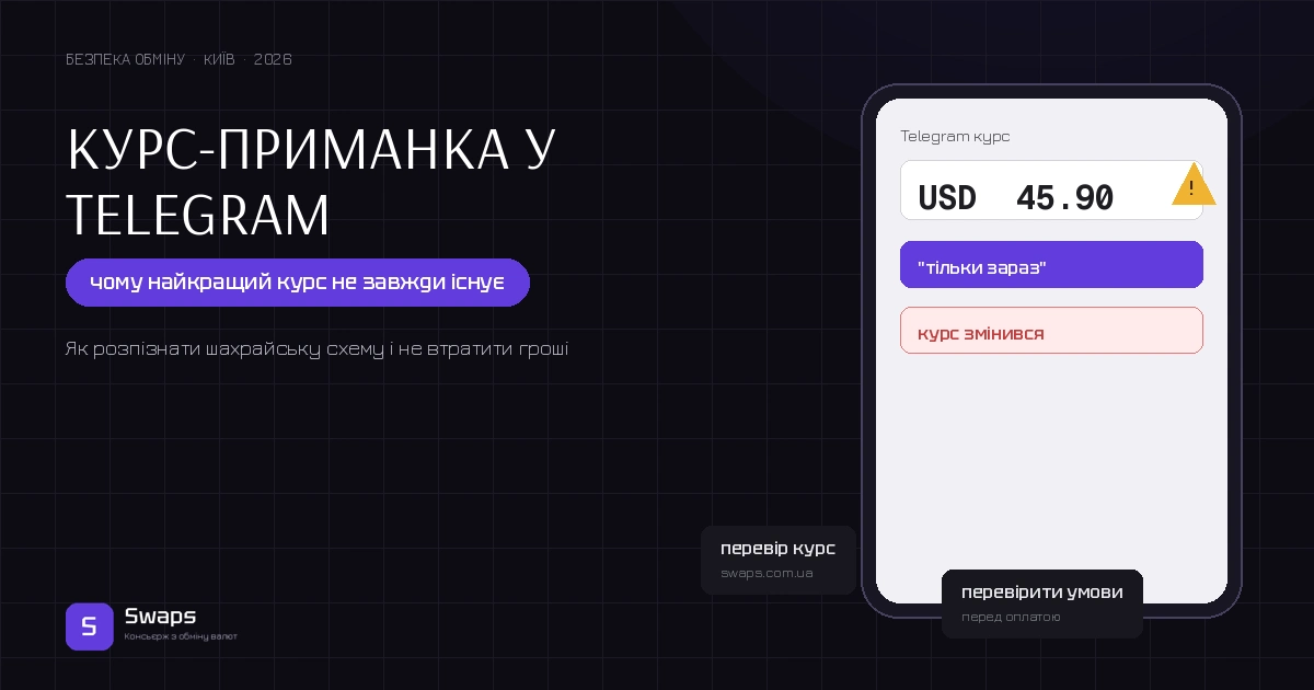 Курс-приманка у Telegram